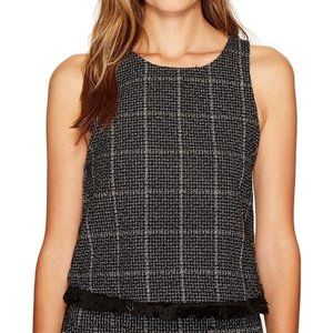 Bishop + Young | Tweed Fringe Crop Top